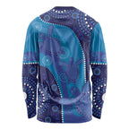 Australia Ngarrindjeri Long Sleeve Shirt Animal Aboriginal Art