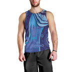 Australia Ngarrindjeri Men Tank Top Animal Aboriginal Art
