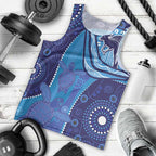 Australia Ngarrindjeri Men Tank Top Animal Aboriginal Art