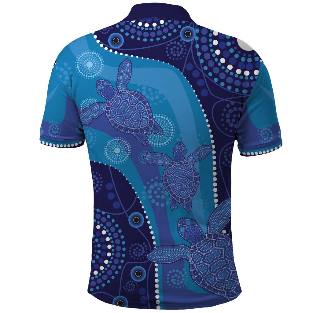 Australia Ngarrindjeri Polo Shirt Animal Aboriginal Art