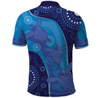 Australia Ngarrindjeri Polo Shirt Animal Aboriginal Art