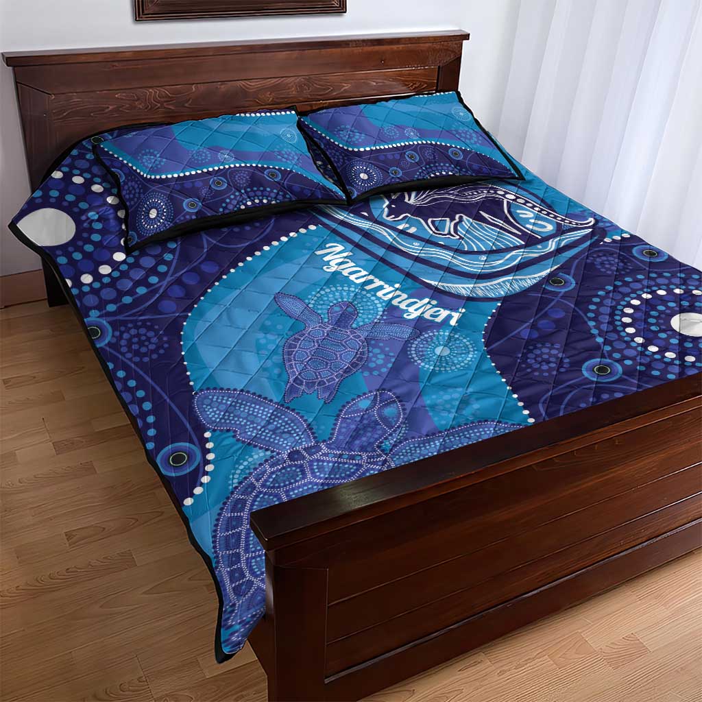 Australia Ngarrindjeri Quilt Bed Set Animal Aboriginal Art