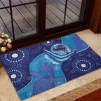 Australia Ngarrindjeri Rubber Doormat Animal Aboriginal Art