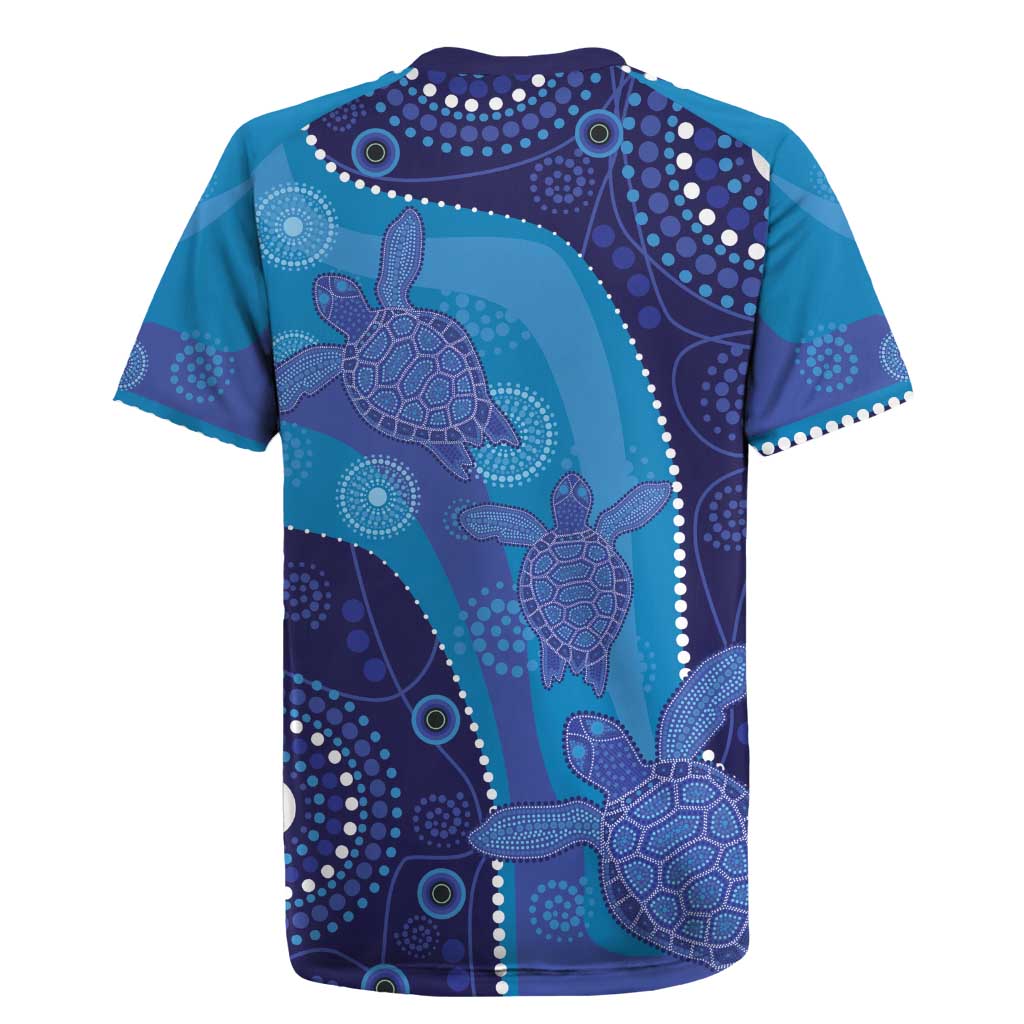 Australia Ngarrindjeri Rugby Jersey Animal Aboriginal Art