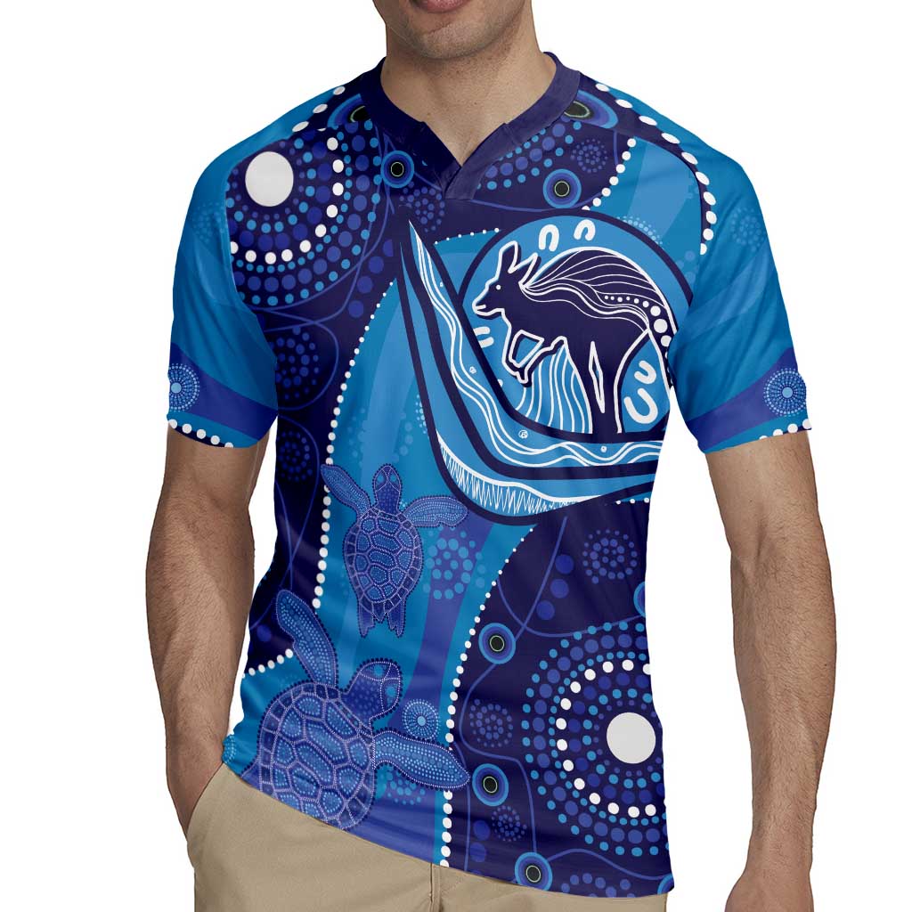 Australia Ngarrindjeri Rugby Jersey Animal Aboriginal Art