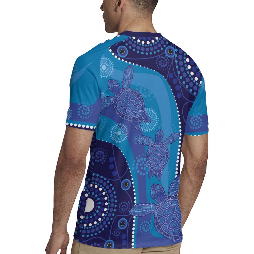 Australia Ngarrindjeri Rugby Jersey Animal Aboriginal Art