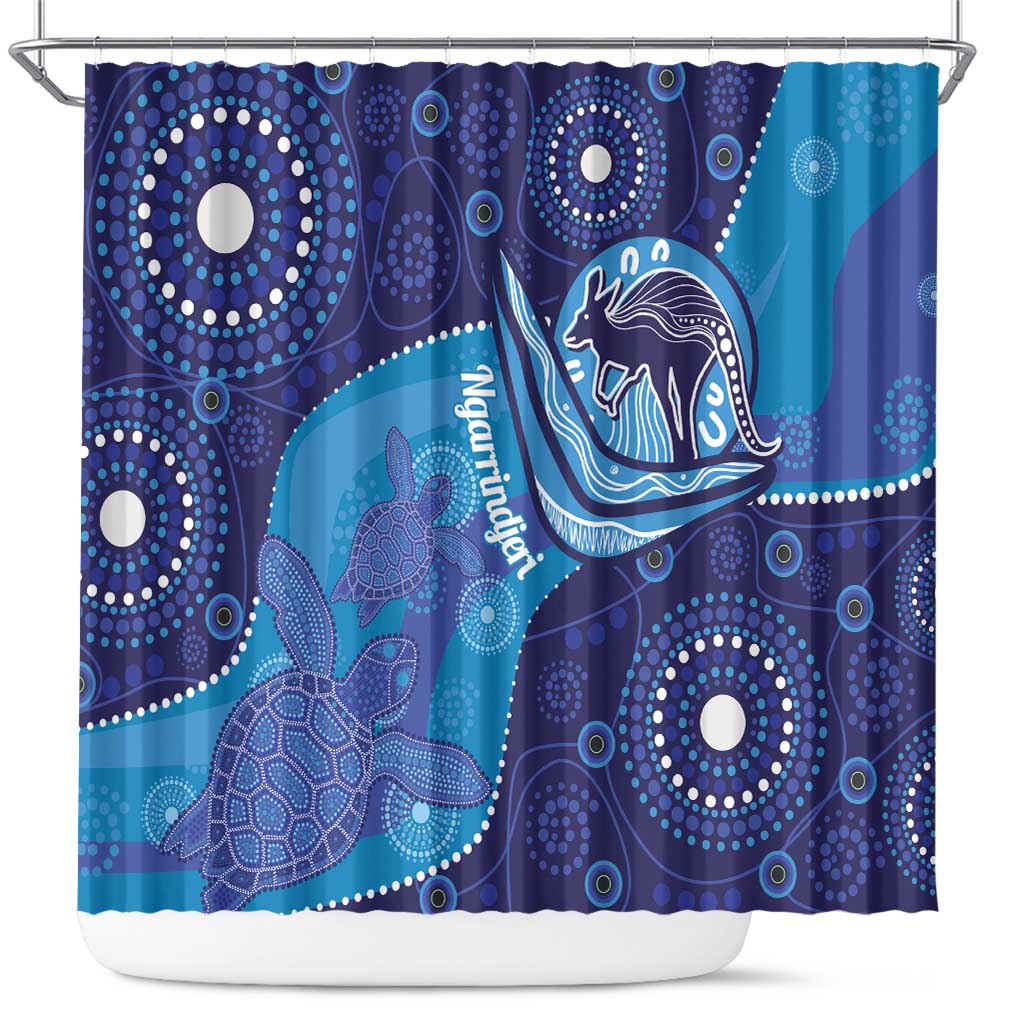Australia Ngarrindjeri Shower Curtain Animal Aboriginal Art