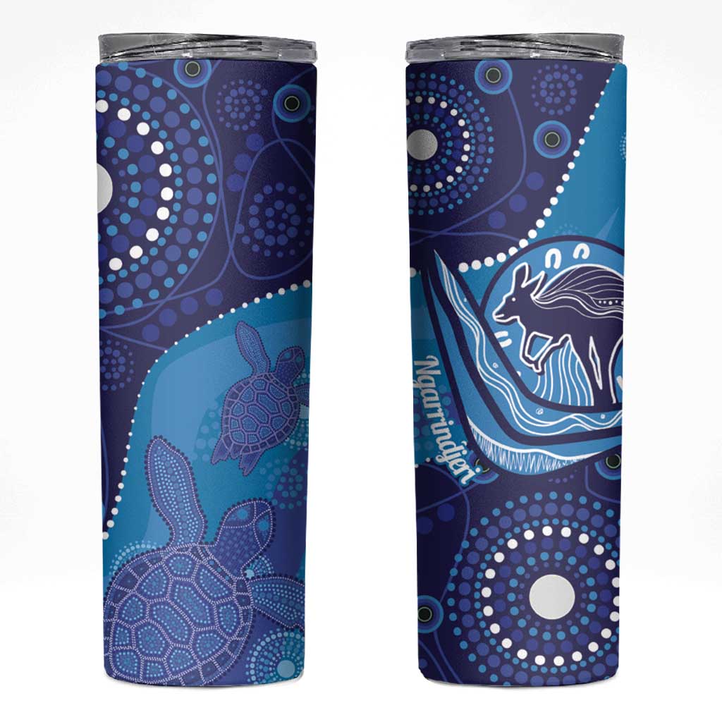 Australia Ngarrindjeri Skinny Tumbler Animal Aboriginal Art