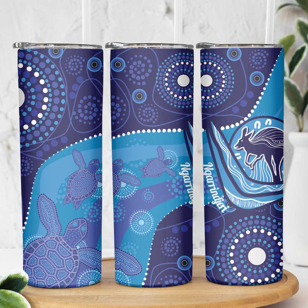 Australia Ngarrindjeri Skinny Tumbler Animal Aboriginal Art
