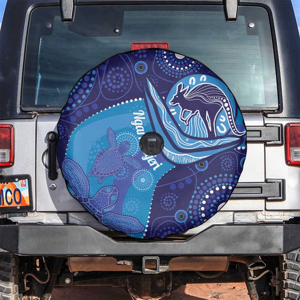Australia Ngarrindjeri Spare Tire Cover Animal Aboriginal Art