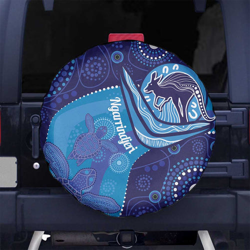 Australia Ngarrindjeri Spare Tire Cover Animal Aboriginal Art