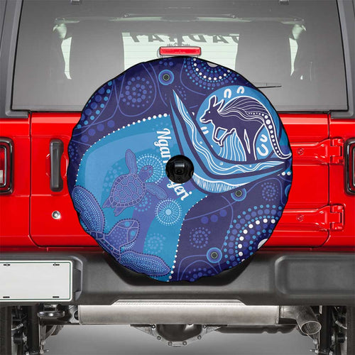 Australia Ngarrindjeri Spare Tire Cover Animal Aboriginal Art