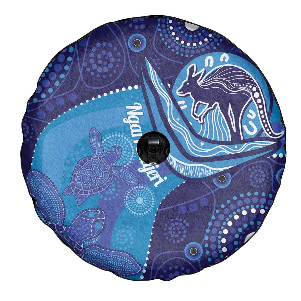 Australia Ngarrindjeri Spare Tire Cover Animal Aboriginal Art