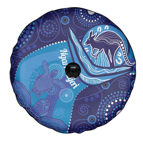 Australia Ngarrindjeri Spare Tire Cover Animal Aboriginal Art