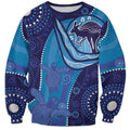 Australia Ngarrindjeri Sweatshirt Animal Aboriginal Art