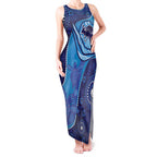 Australia Ngarrindjeri Tank Maxi Dress Animal Aboriginal Art