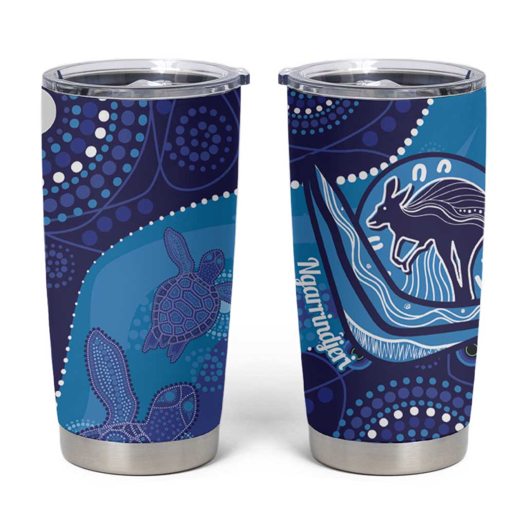 Australia Ngarrindjeri Tumbler Cup Animal Aboriginal Art