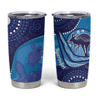 Australia Ngarrindjeri Tumbler Cup Animal Aboriginal Art