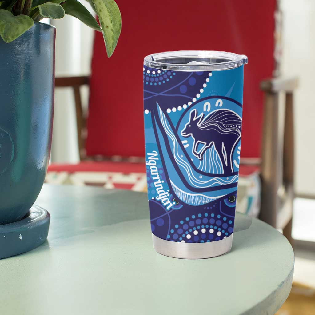 Australia Ngarrindjeri Tumbler Cup Animal Aboriginal Art