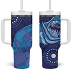 Australia Ngarrindjeri Tumbler With Handle Animal Aboriginal Art