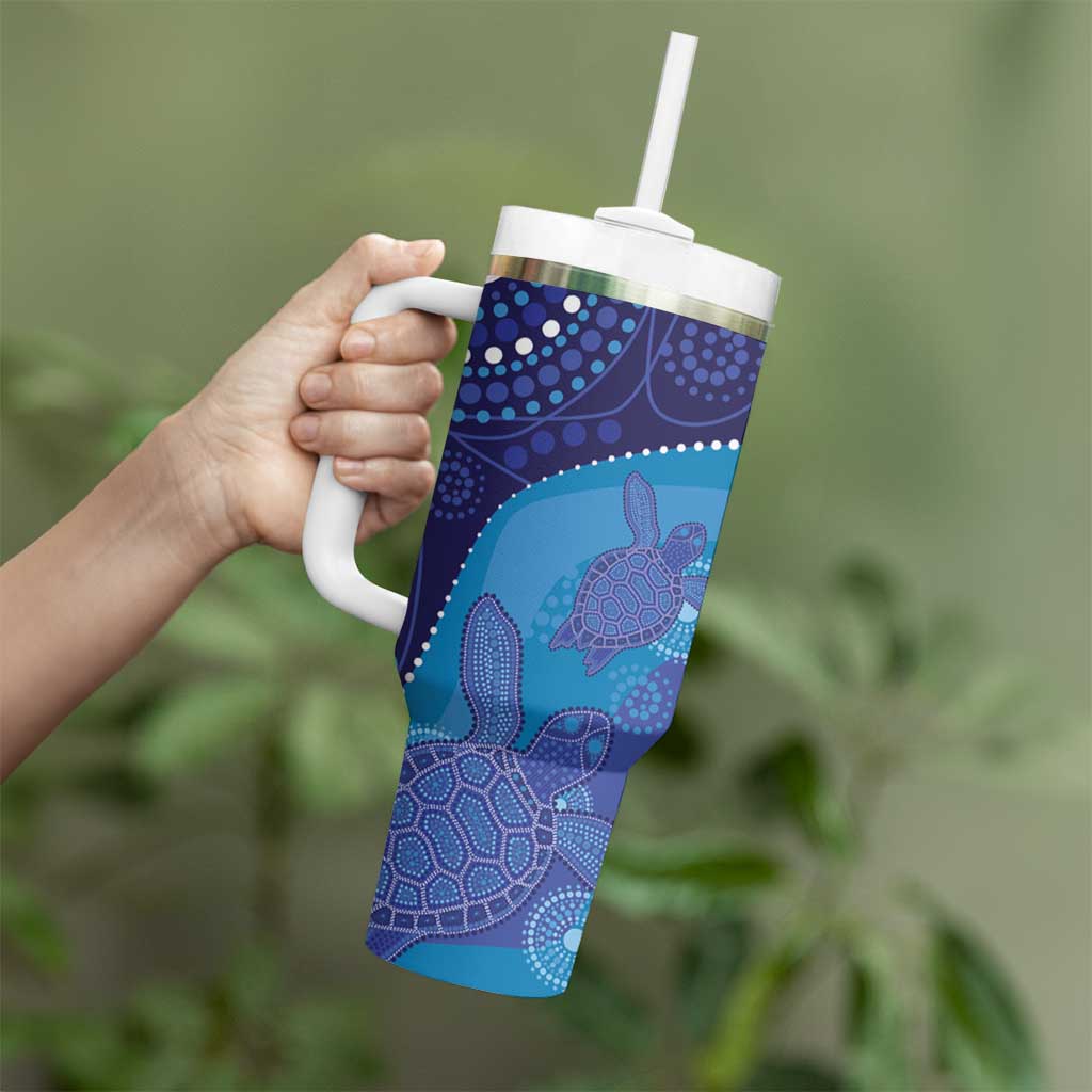 Australia Ngarrindjeri Tumbler With Handle Animal Aboriginal Art