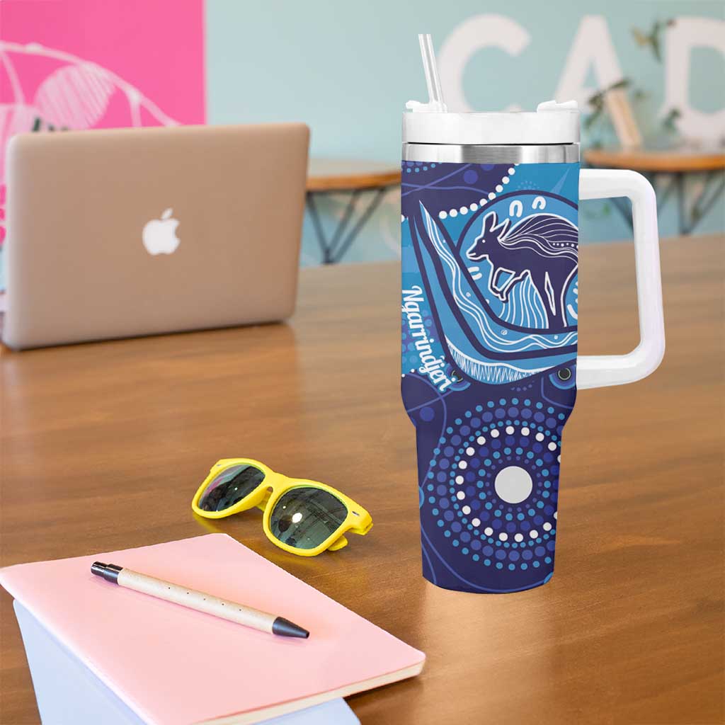 Australia Ngarrindjeri Tumbler With Handle Animal Aboriginal Art