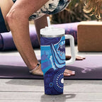Australia Ngarrindjeri Tumbler With Handle Animal Aboriginal Art