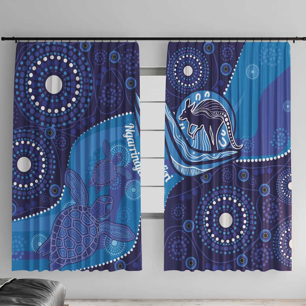 Australia Ngarrindjeri Window Curtain Animal Aboriginal Art
