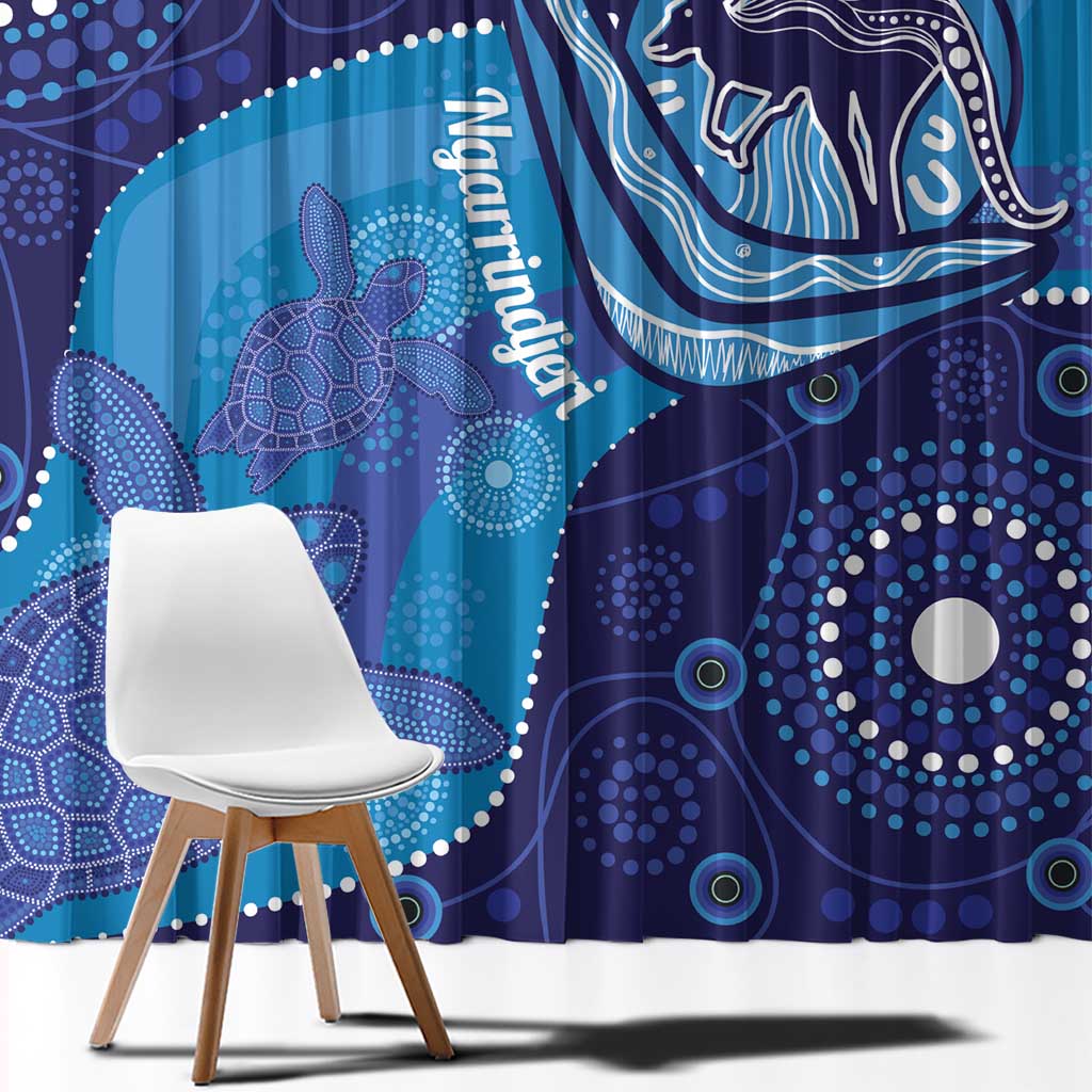 Australia Ngarrindjeri Window Curtain Animal Aboriginal Art