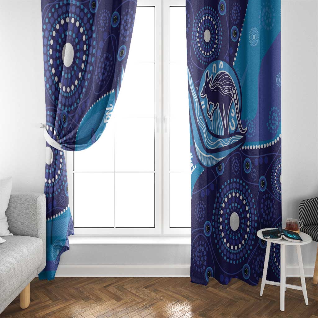 Australia Ngarrindjeri Window Curtain Animal Aboriginal Art