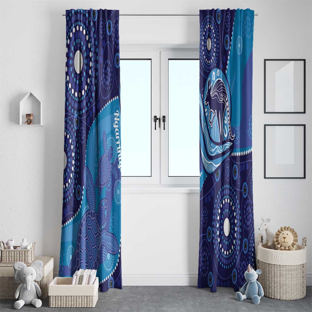 Australia Ngarrindjeri Window Curtain Animal Aboriginal Art