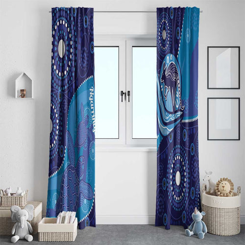 Australia Ngarrindjeri Window Curtain Animal Aboriginal Art