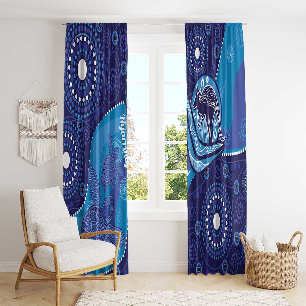 Australia Ngarrindjeri Window Curtain Animal Aboriginal Art