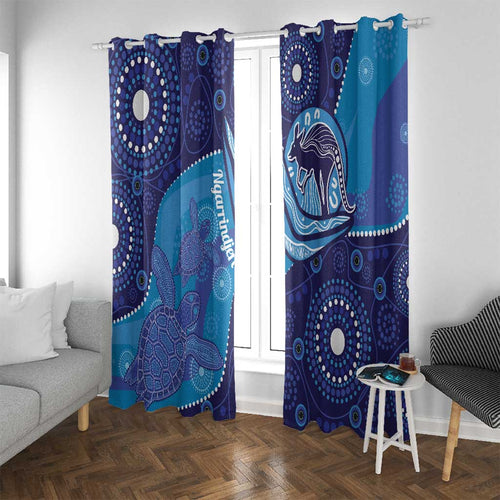Australia Ngarrindjeri Window Curtain Animal Aboriginal Art