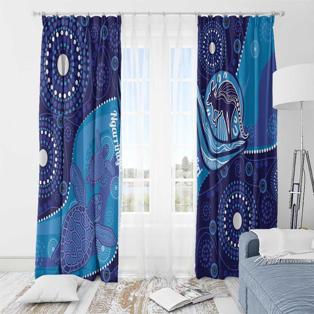 Australia Ngarrindjeri Window Curtain Animal Aboriginal Art