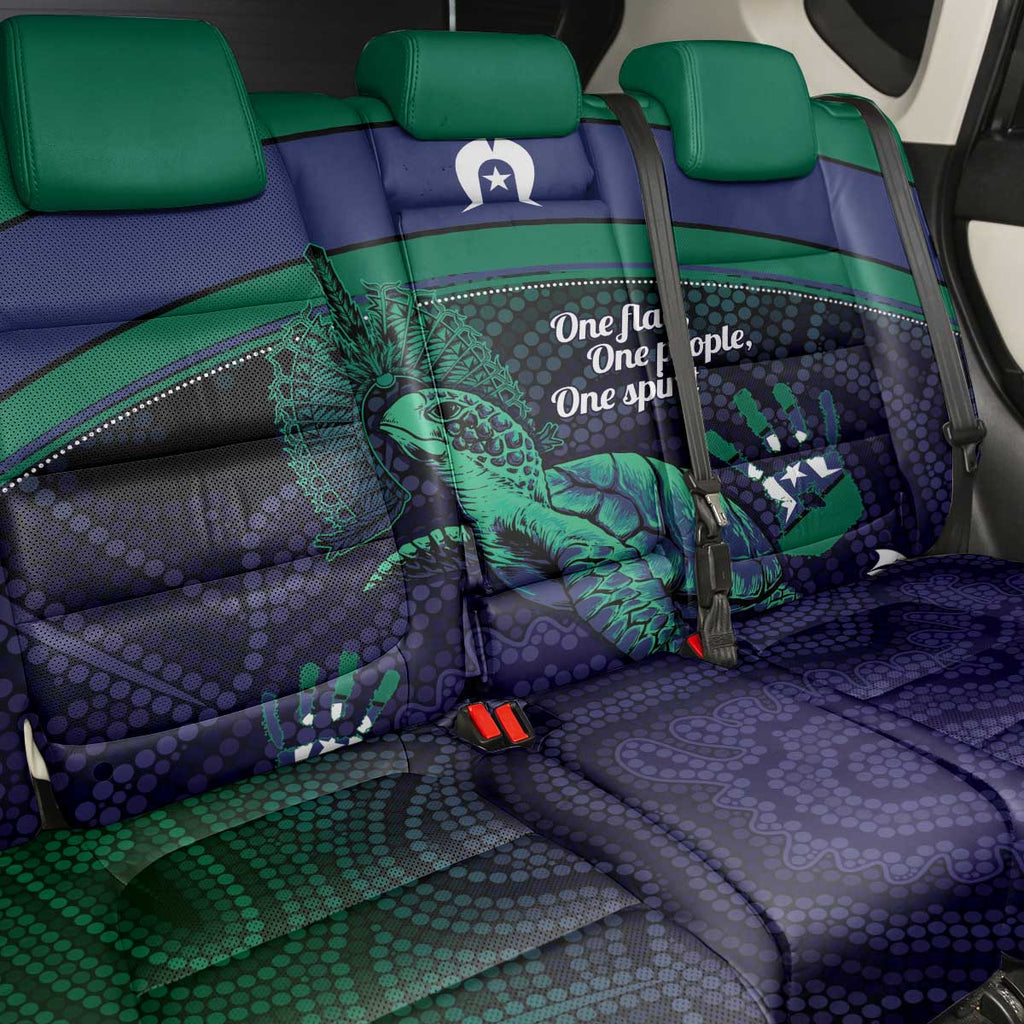 Torres Strait Islanders Flag Day Back Car Seat Cover Dhari One Flag One People One Spirit