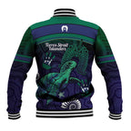 Torres Strait Islanders Flag Day Baseball Jacket Dhari One Flag One People One Spirit