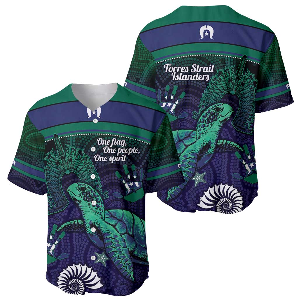 Torres Strait Islanders Flag Day Baseball Jersey Dhari One Flag One People One Spirit
