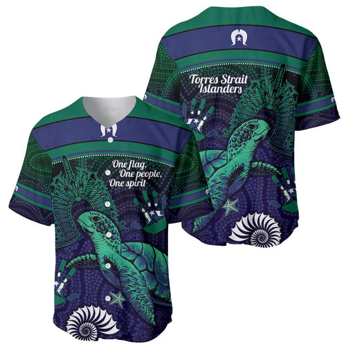 Torres Strait Islanders Flag Day Baseball Jersey Dhari One Flag One People One Spirit