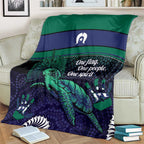 Torres Strait Islanders Flag Day Blanket Dhari One Flag One People One Spirit