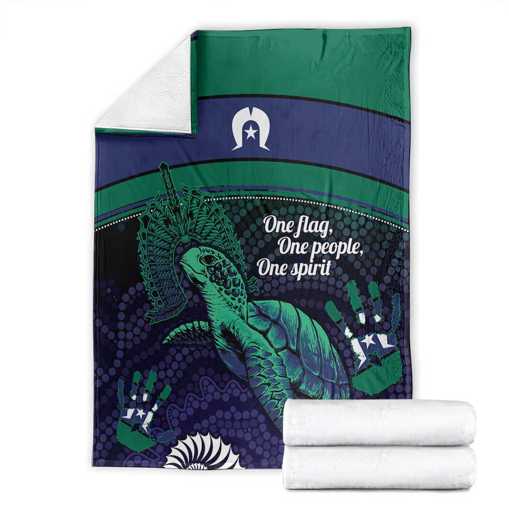 Torres Strait Islanders Flag Day Blanket Dhari One Flag One People One Spirit