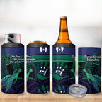 Torres Strait Islanders Flag Day 4 in 1 Can Cooler Tumbler Dhari One Flag One People One Spirit