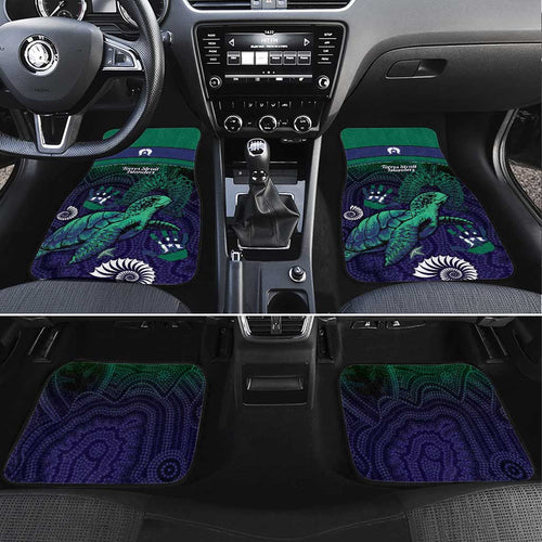Torres Strait Islanders Flag Day Car Mats Dhari One Flag One People One Spirit