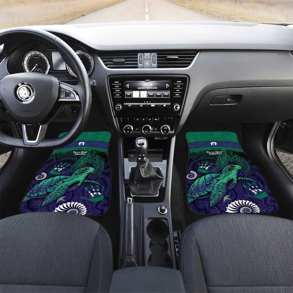Torres Strait Islanders Flag Day Car Mats Dhari One Flag One People One Spirit