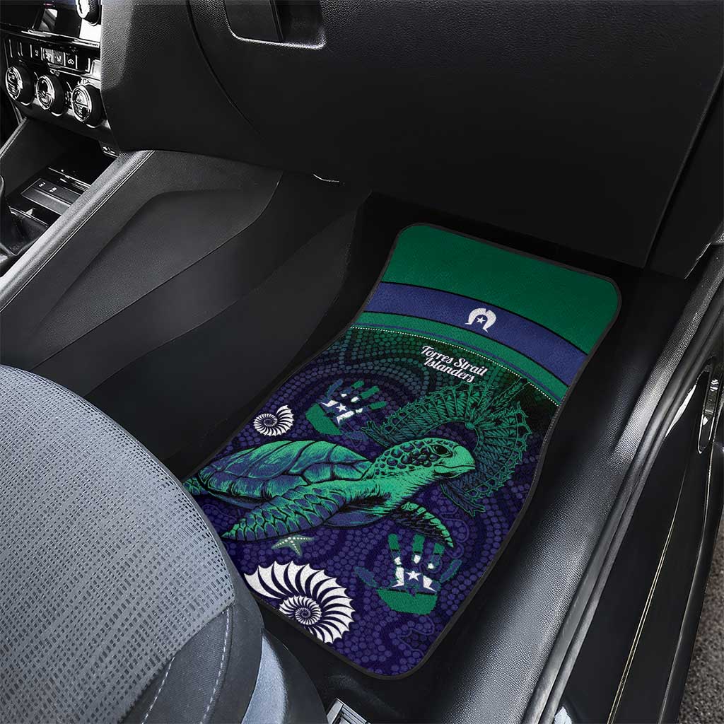 Torres Strait Islanders Flag Day Car Mats Dhari One Flag One People One Spirit