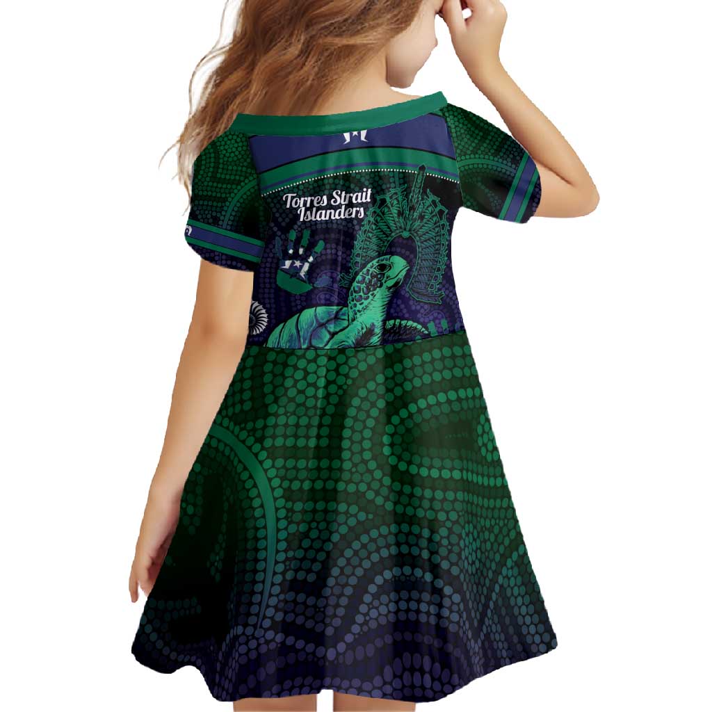Torres Strait Islanders Flag Day Family Matching Long Sleeve Bodycon Dress and Hawaiian Shirt Dhari One Flag One People One Spirit