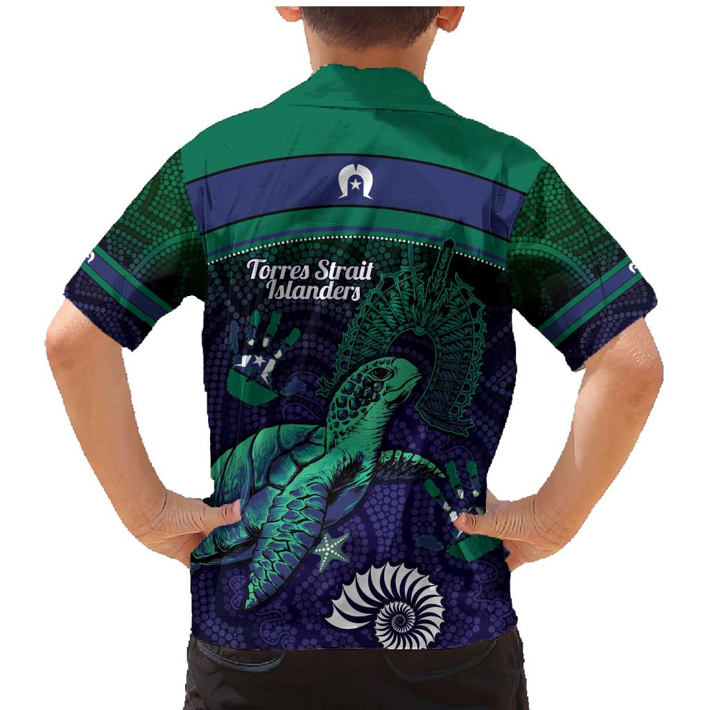 Torres Strait Islanders Flag Day Family Matching Mermaid Dress and Hawaiian Shirt Dhari One Flag One People One Spirit