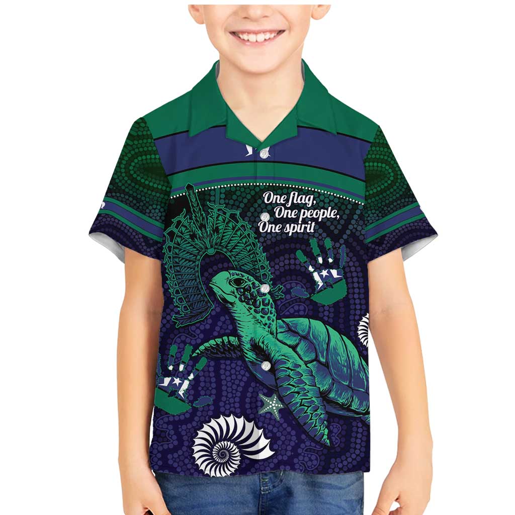 Torres Strait Islanders Flag Day Family Matching Mermaid Dress and Hawaiian Shirt Dhari One Flag One People One Spirit