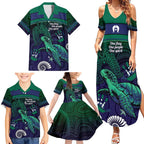 Torres Strait Islanders Flag Day Family Matching Summer Maxi Dress and Hawaiian Shirt Dhari One Flag One People One Spirit