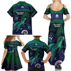 Torres Strait Islanders Flag Day Family Matching Summer Maxi Dress and Hawaiian Shirt Dhari One Flag One People One Spirit
